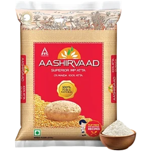 Aashirvaad Whole Wheat Atta – 1 kg | Premium Quality, Fresh & Hygienically Packed