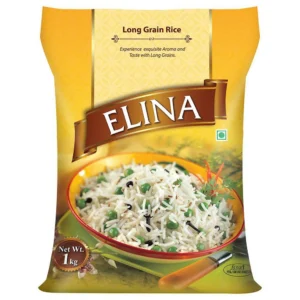 Elina Long Grain Rice 1 kg | Premium Long Grain Rice, Fresh & Non-Sticky